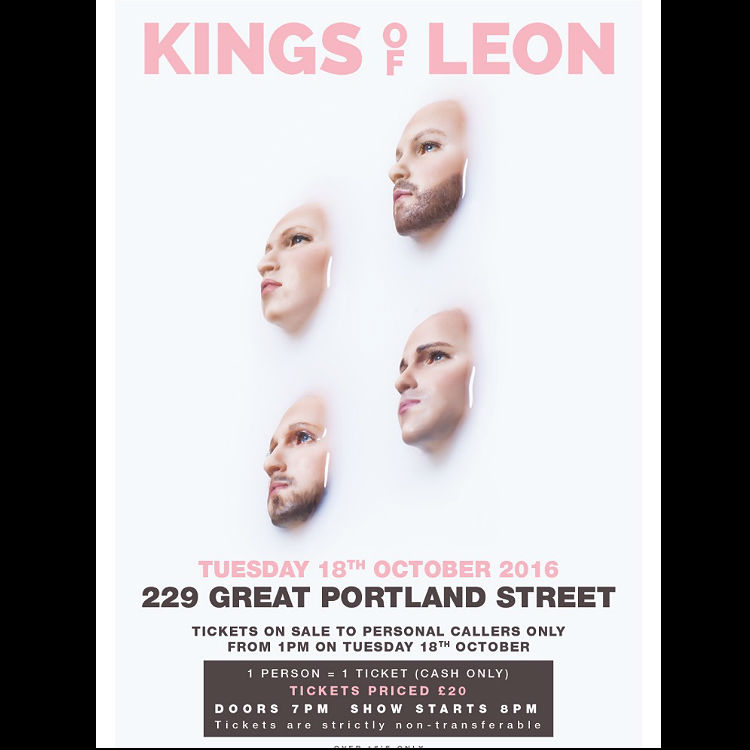 Kings Of Leon surprise show London 229 new album Walls tour new video 